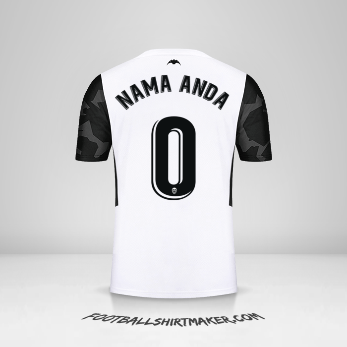 Jersey Valencia CF 2021/2022 -  nama anda - 0