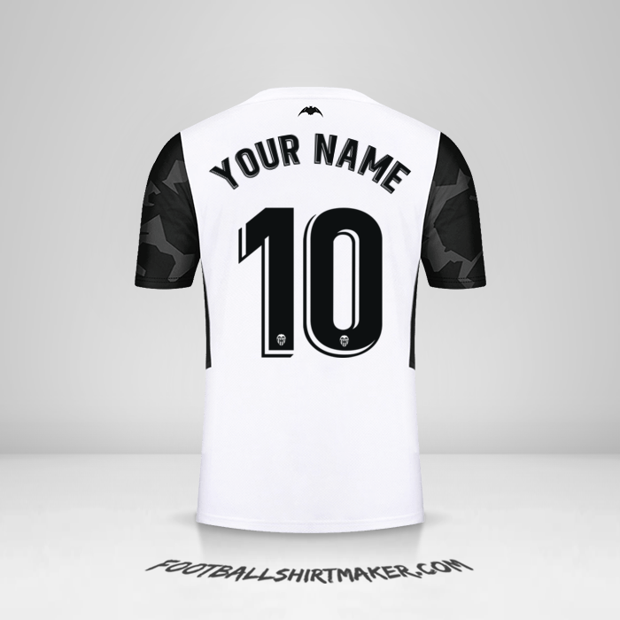 Valencia CF 2021/2022 shirt number 10 your name