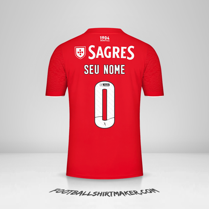 Camisa SL Benfica 2021/2022 -  seu nome - 0