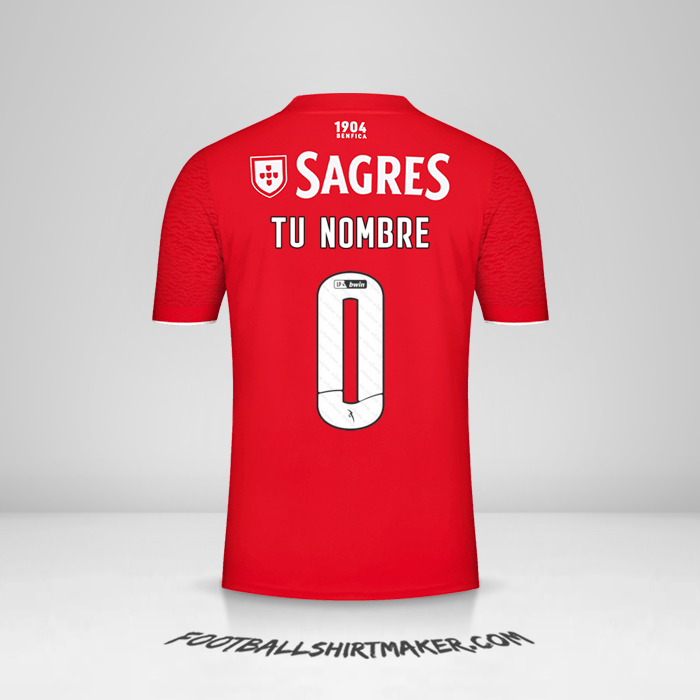 Camiseta SL Benfica 2021/2022 -  tu nombre - 0