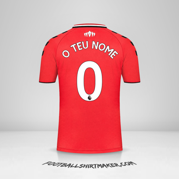 Camisola Southampton FC 2021/2022 -  o teu nome - 0