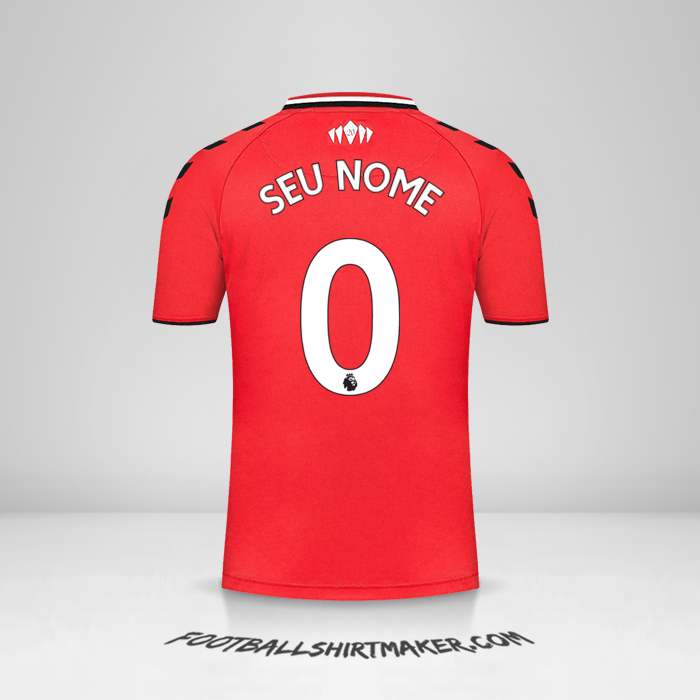 Camisa Southampton FC 2021/2022 -  seu nome - 0