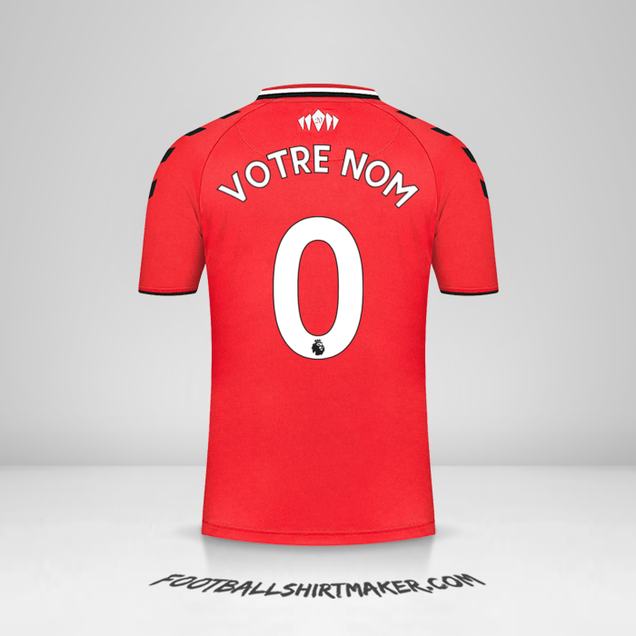 Maillot Southampton FC 2021/2022 -  votre nom - 0