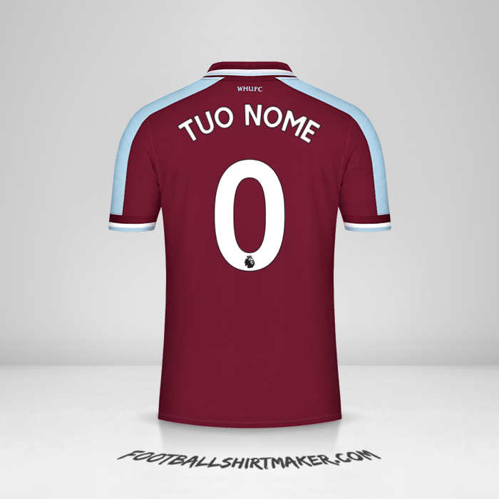 Maglia West Ham United FC 2021/2022 -  tuo nome - 0