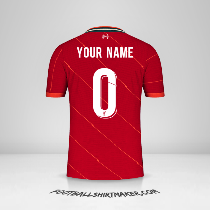 Shirt Liverpool FC 2021/2022 Cup -  your name - 0