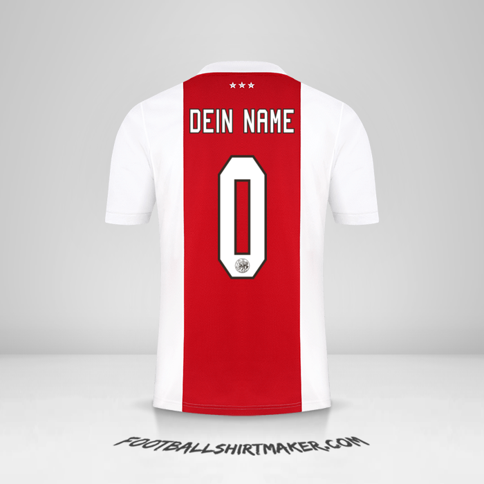 Trikot AFC Ajax 2021/2022 -  dein name - 0