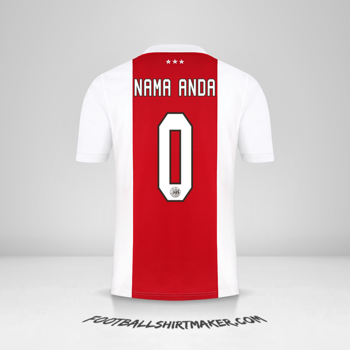 Jersey AFC Ajax 2021/2022 -  nama anda - 0