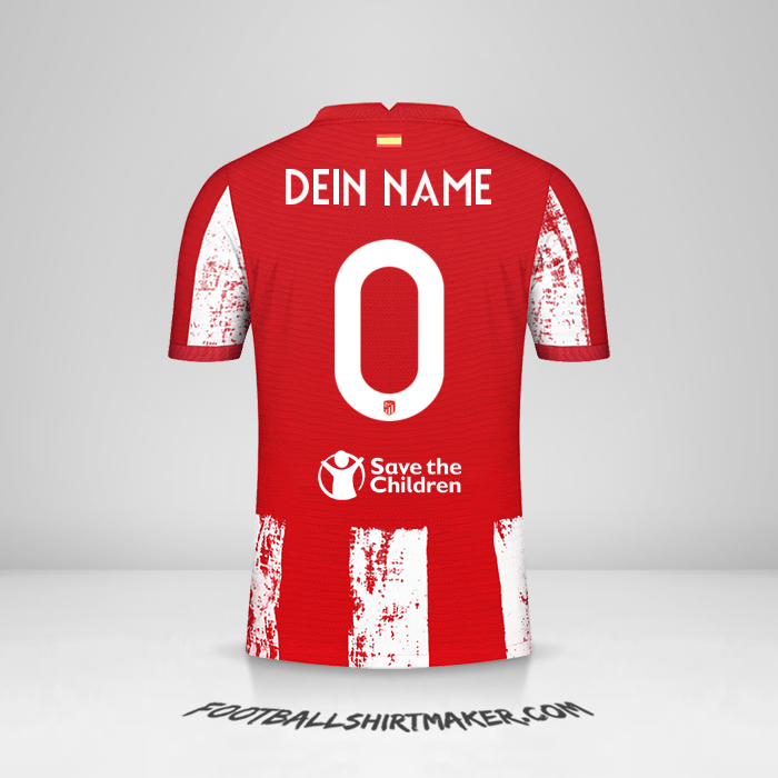 Trikot Atletico Madrid 2021/2022 Cup -  dein name - 0