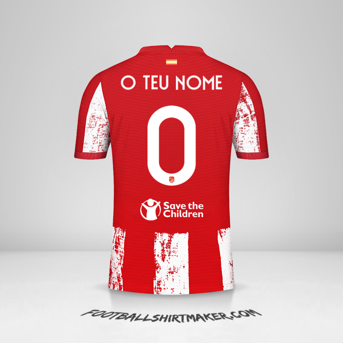 Camisola Atletico Madrid 2021/2022 Cup -  o teu nome - 0