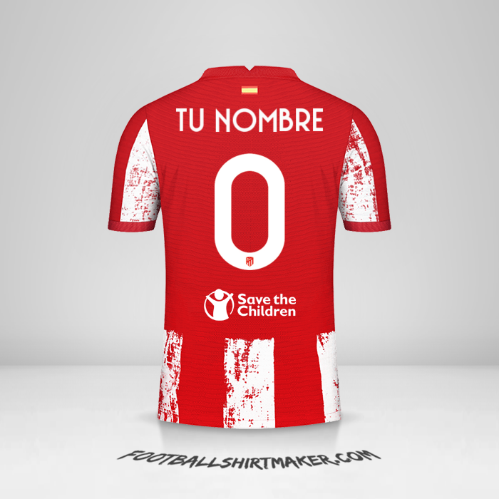 Camiseta Atletico Madrid 2021/2022 Cup -  tu nombre - 0