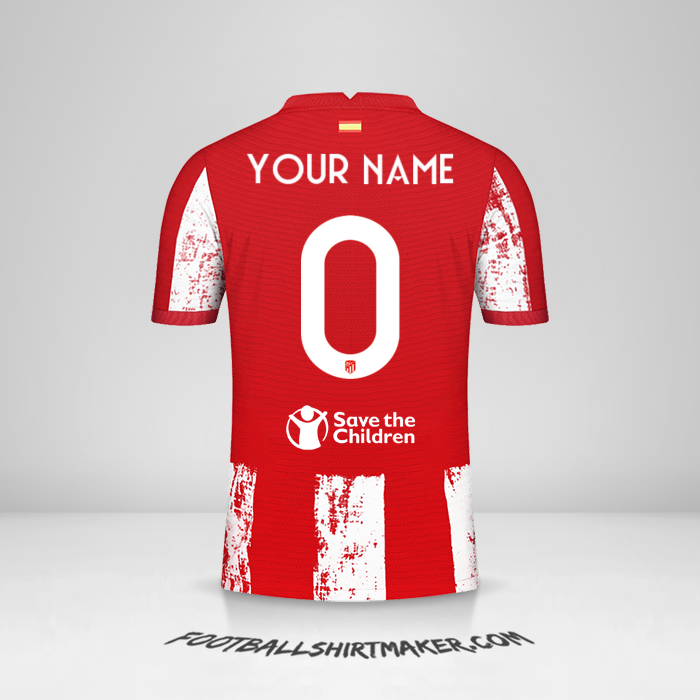 Shirt Atletico Madrid 2021/2022 Cup -  your name - 0