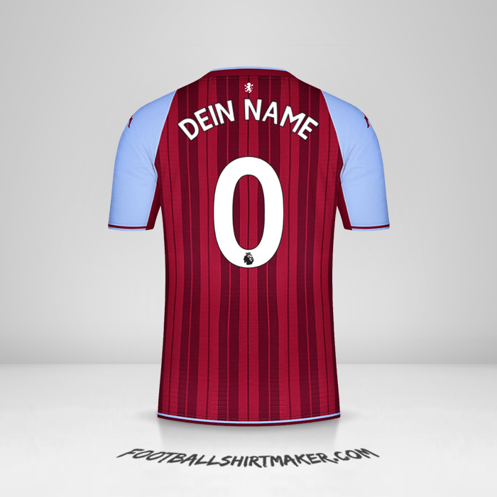 Trikot Aston Villa FC 2021/2022 -  dein name - 0