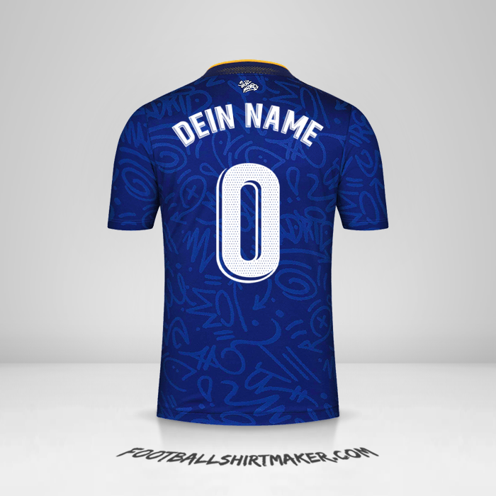 Trikot Real Madrid CF 2021/2022 II -  dein name - 0