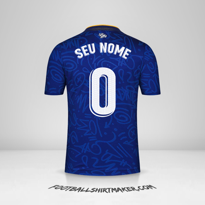 Camisa Real Madrid CF 2021/2022 II -  seu nome - 0