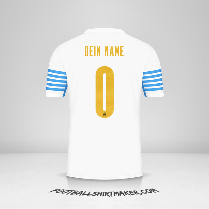 Trikot Olympique de Marseille 2021/2022 Cup -  dein name - 0