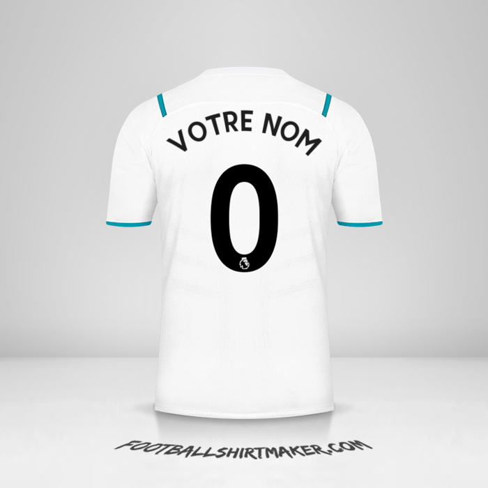 Maillot Manchester City 2021/2022 II -  votre nom - 0