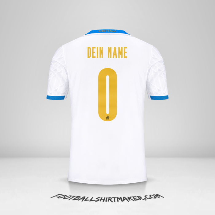 Trikot Olympique de Marseille 2020/21 Cup -  dein name - 0