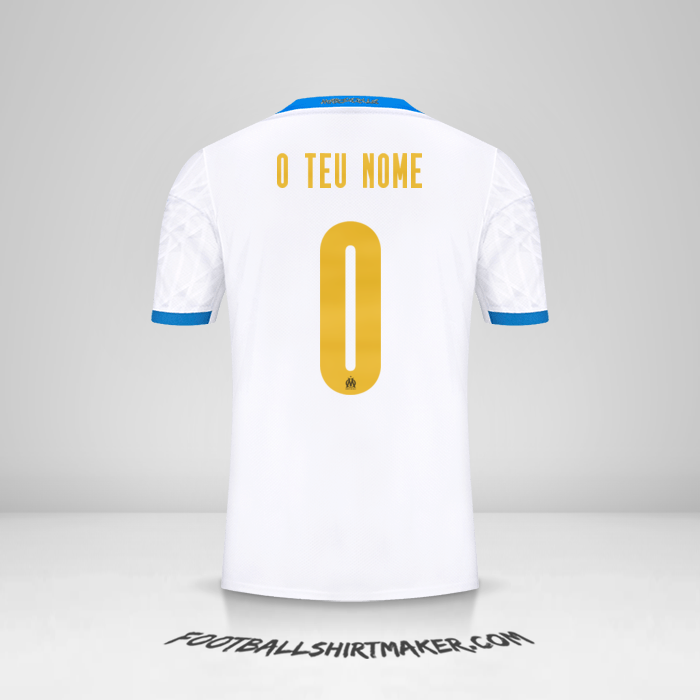 Camisola Olympique de Marseille 2020/21 Cup -  o teu nome - 0