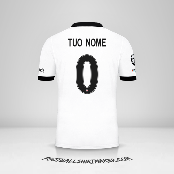 Maglia Besiktas JK 2021/2022 Cup -  tuo nome - 0