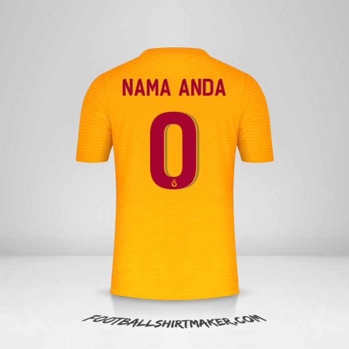 Jersey Galatasaray SK 2021/2022 Cup -  nama anda - 0