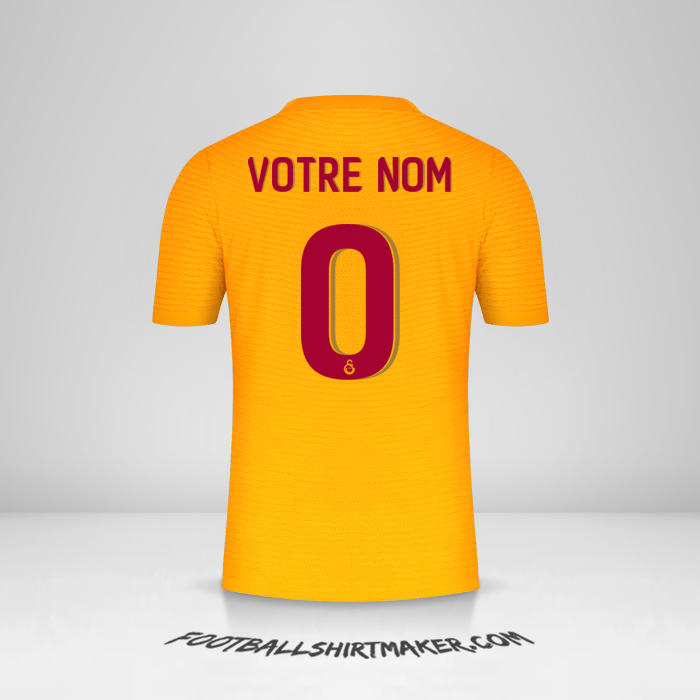 Maillot Galatasaray SK 2021/2022 Cup -  votre nom - 0