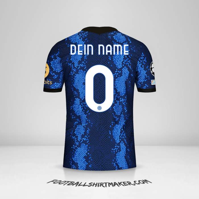 Trikot Inter 2021/2022 Cup -  dein name - 0