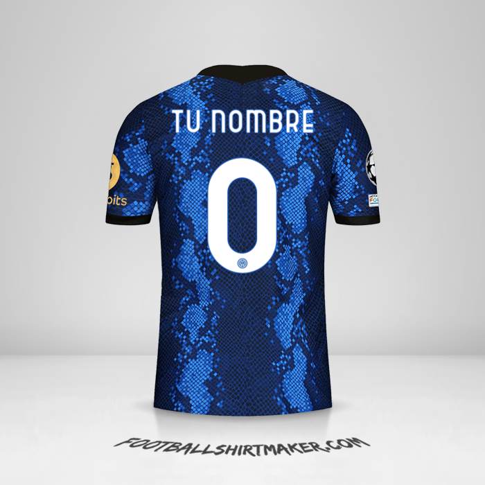 Camiseta Inter 2021/2022 Cup -  tu nombre - 0