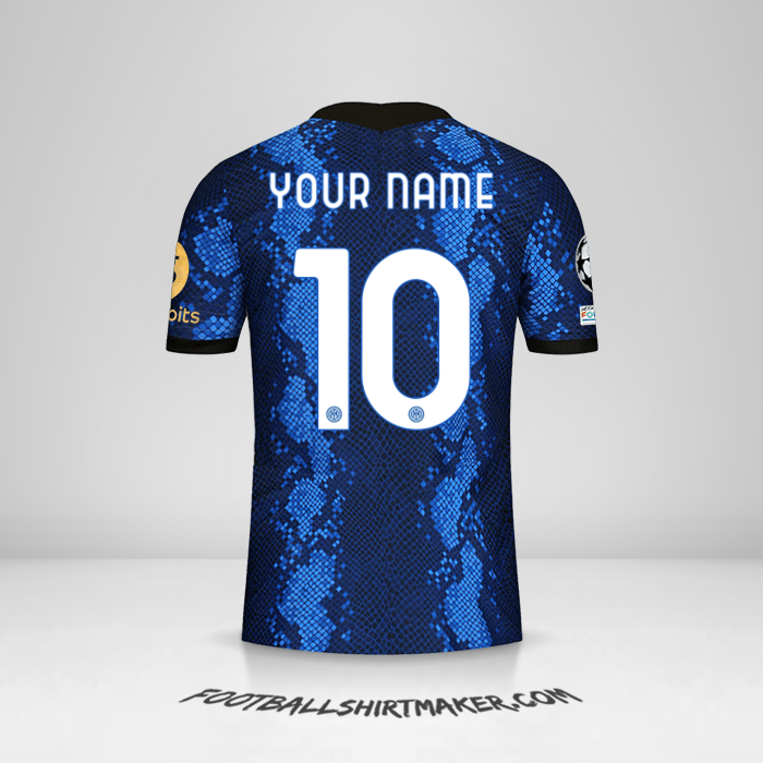 Inter 2021/2022 Cup shirt number 10 your name