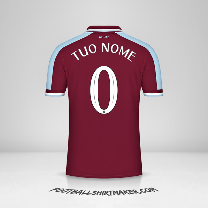 Maglia West Ham United FC 2021/2022 Cup -  tuo nome - 0