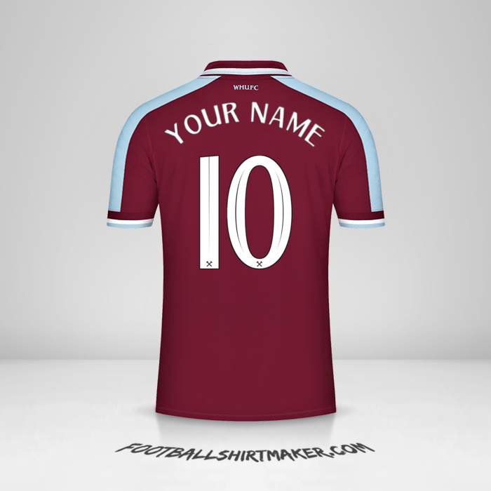 West Ham United FC 2021/2022 Cup jersey number 10 your name