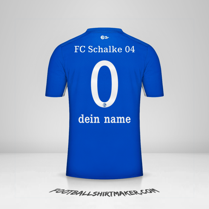 Trikot Schalke 04 2021/2022 -  dein name - 0