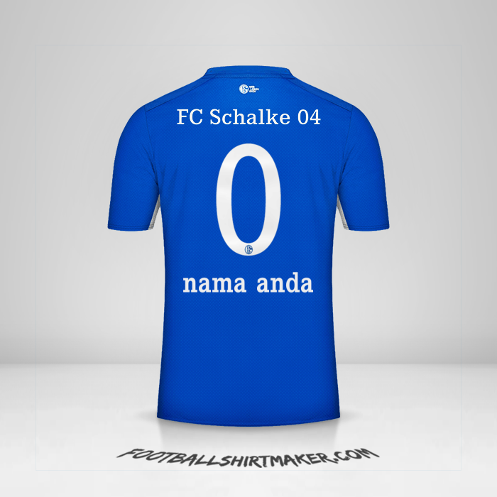 Jersey Schalke 04 2021/2022 -  nama anda - 0