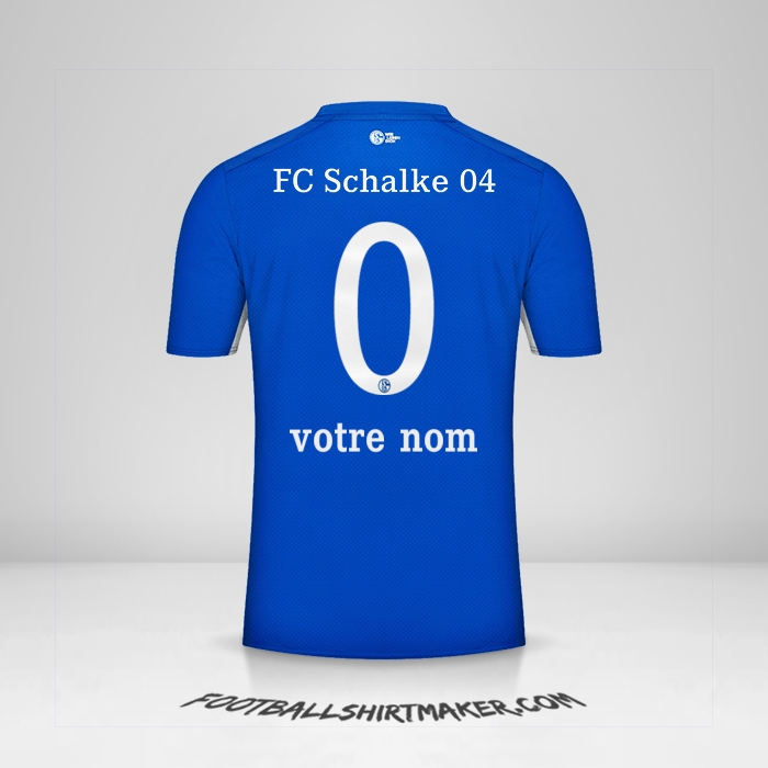 Maillot Schalke 04 2021/2022 -  votre nom - 0