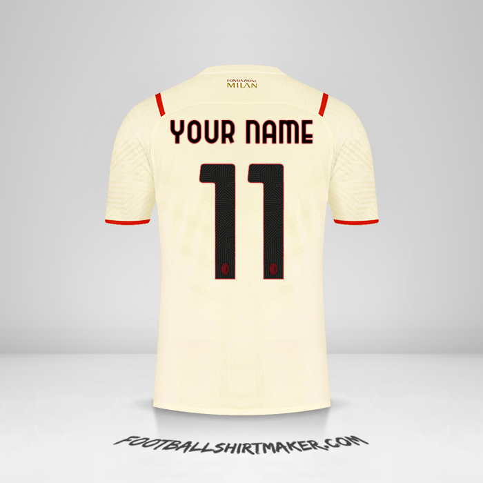 AC Milan 2021/2022 II shirt number 11 your name