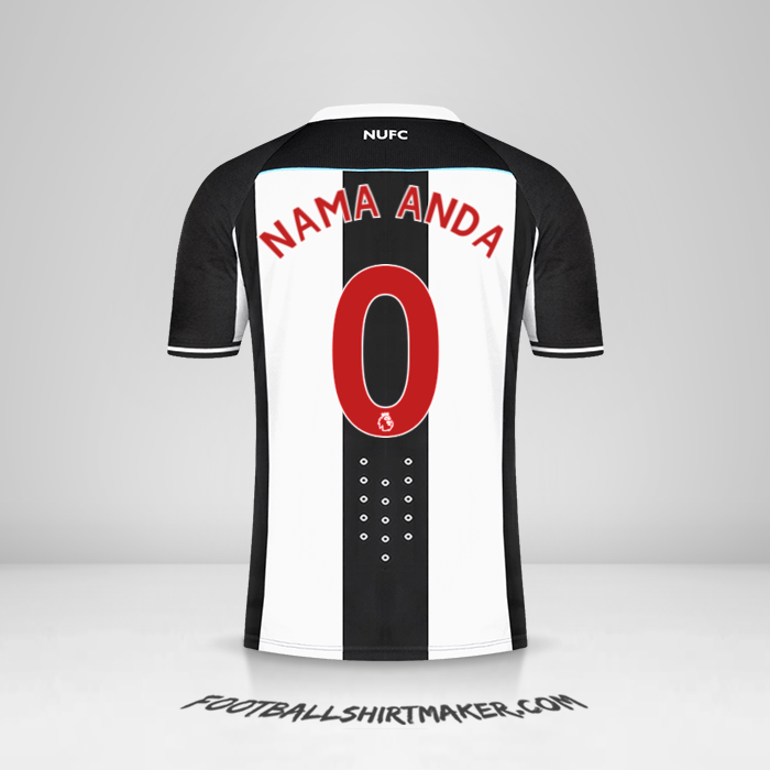 Jersey Newcastle United FC 2021/2022 -  nama anda - 0