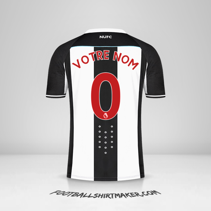 Maillot Newcastle United FC 2021/2022 -  votre nom - 0