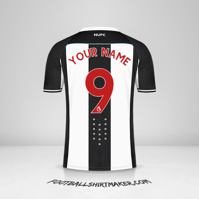 Newcastle United FC 2021/2022 shirt number 9 your name