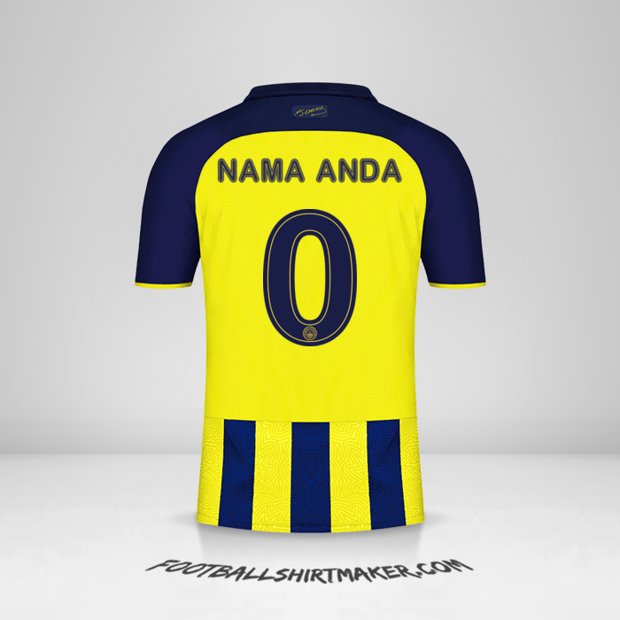 Jersey Fenerbahce SK 2021/2022 Cup -  nama anda - 0