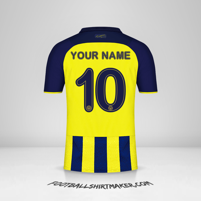 Fenerbahce SK 2021/2022 Cup jersey number 10 your name