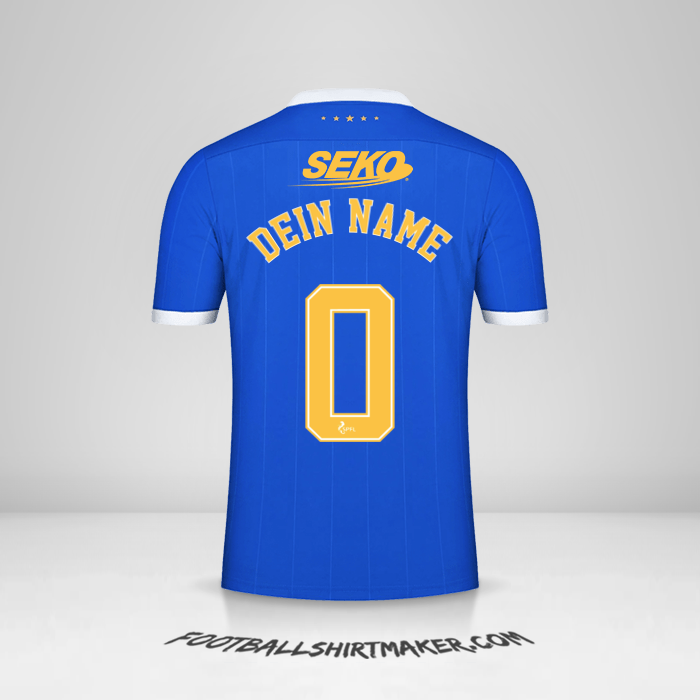 Trikot Rangers FC 2021/2022 -  dein name - 0