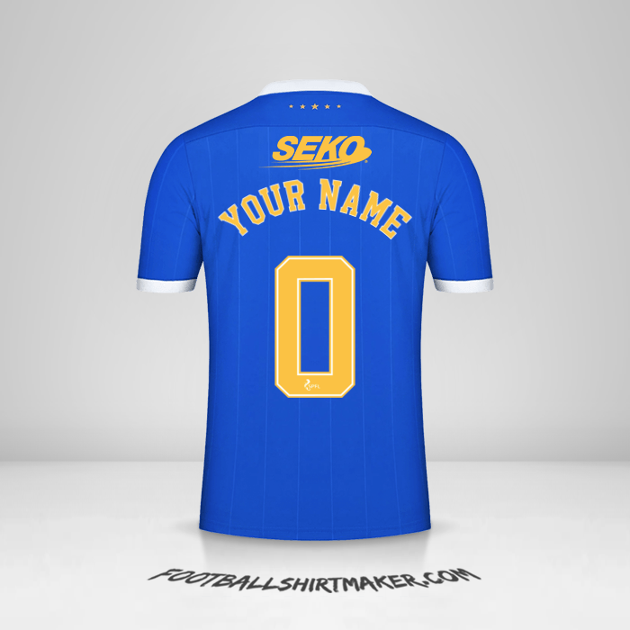 Shirt Rangers FC 2021/2022 -  your name - 0