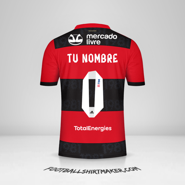 Camiseta Flamengo 2021 -  tu nombre - 0