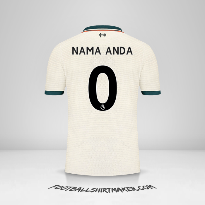 Jersey Liverpool FC 2021/2022 II -  nama anda - 0