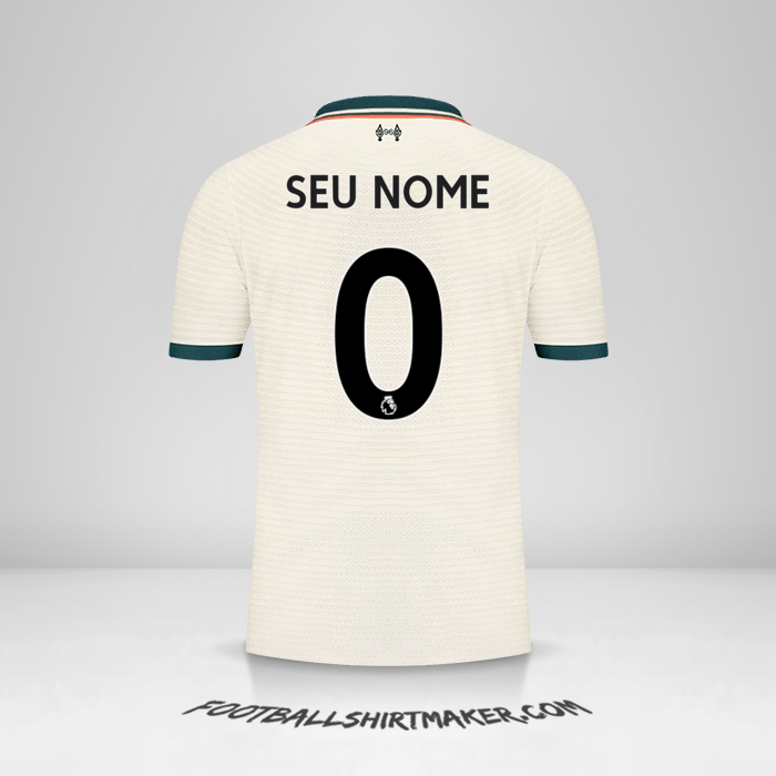 Camisa Liverpool FC 2021/2022 II -  seu nome - 0