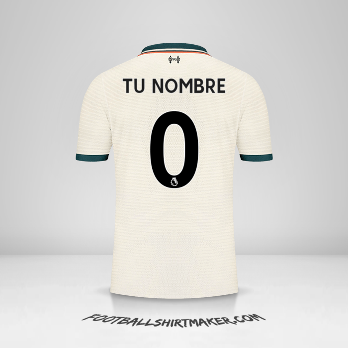 Jersey Liverpool FC 2021/2022 II -  tu nombre - 0