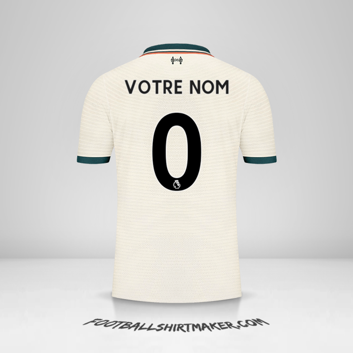 Maillot Liverpool FC 2021/2022 II -  votre nom - 0