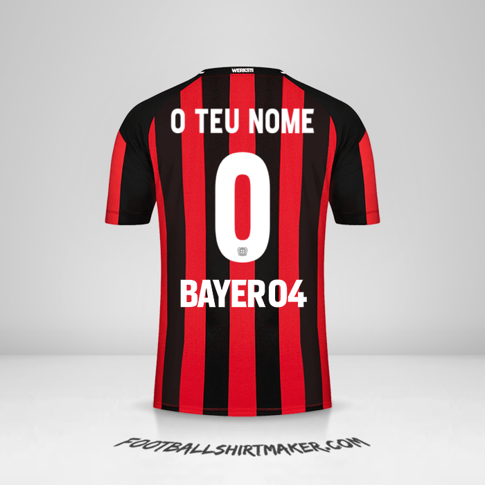 Camisola Bayer 04 Leverkusen 2021/2022 -  o teu nome - 0