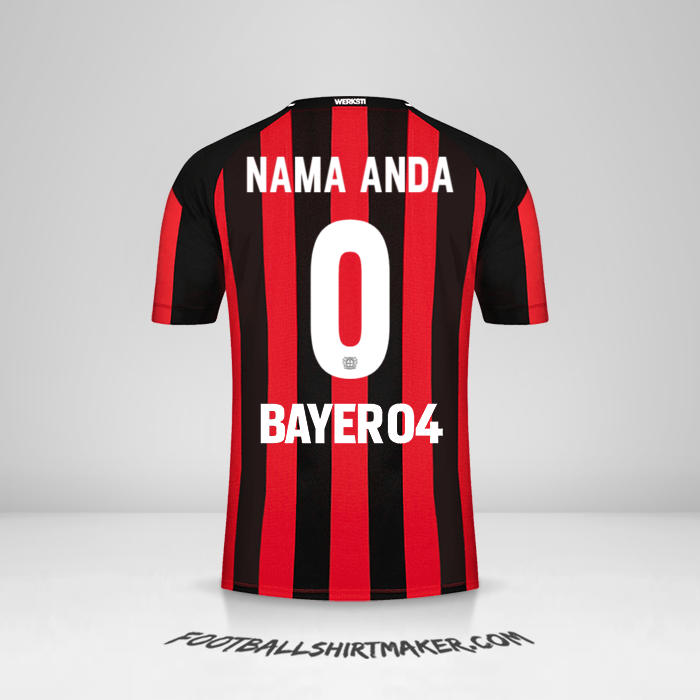 Jersey Bayer 04 Leverkusen 2021/2022 -  nama anda - 0