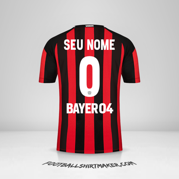 Camisa Bayer 04 Leverkusen 2021/2022 -  seu nome - 0