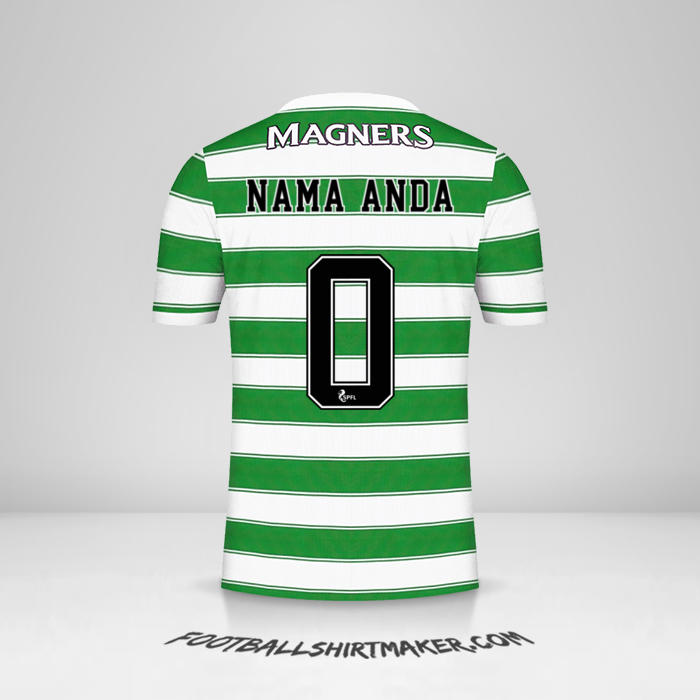 Jersey Celtic FC 2021/2022 -  nama anda - 0